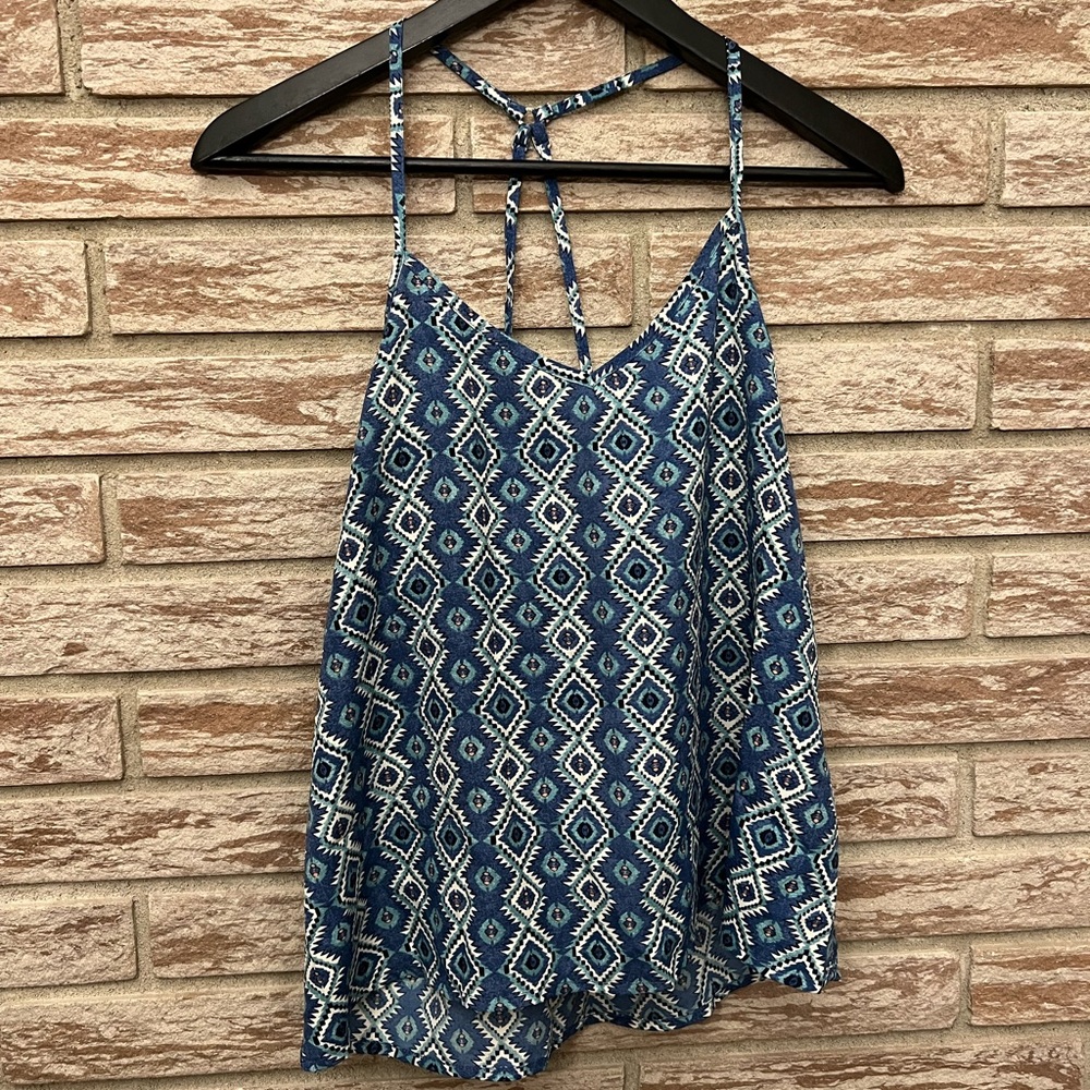 Hollister Fun Blue Tank Top